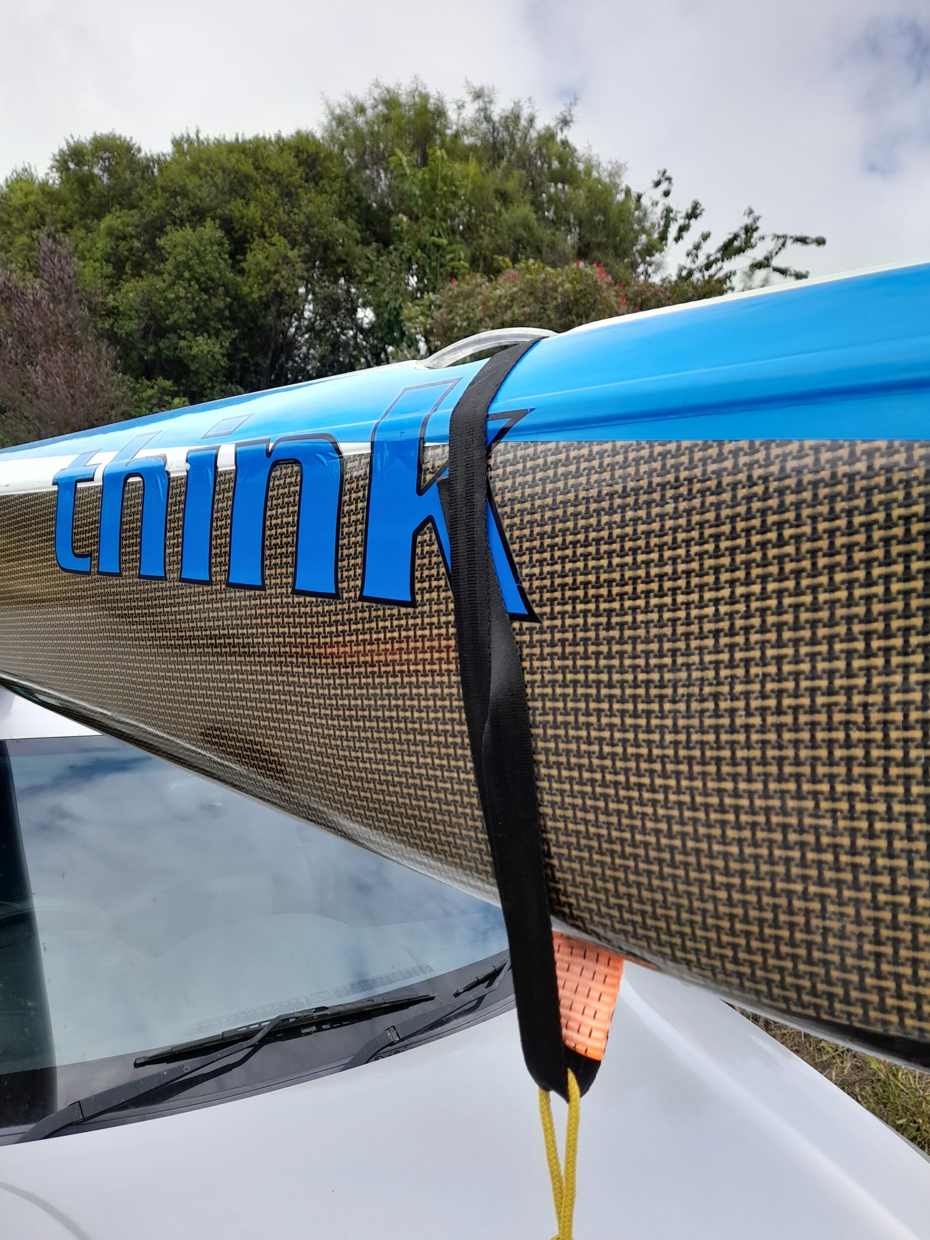 Securing the bow of your kayak for transport