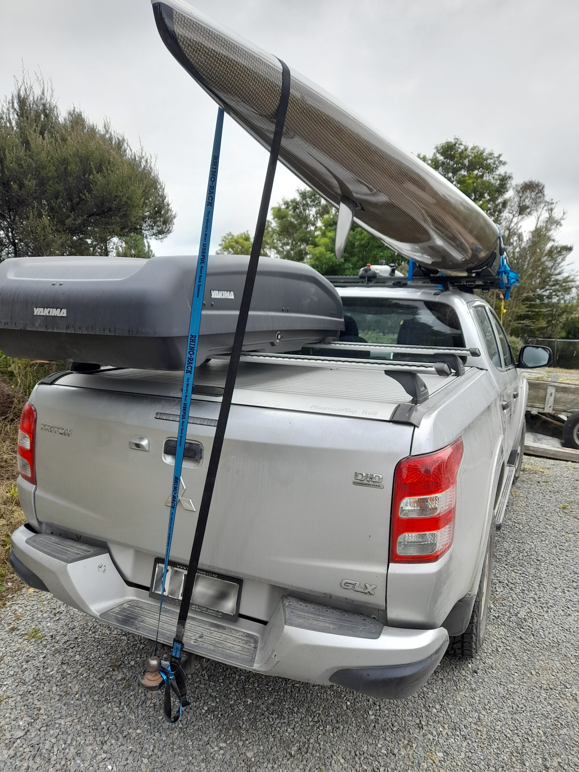 How to tie down the bow & stern of your kayak for transport