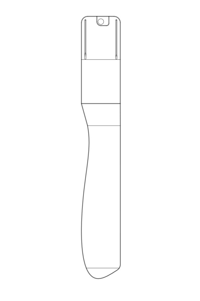 Replacement 600mm rudder blade for a Kajak Sport Navigator Rudder